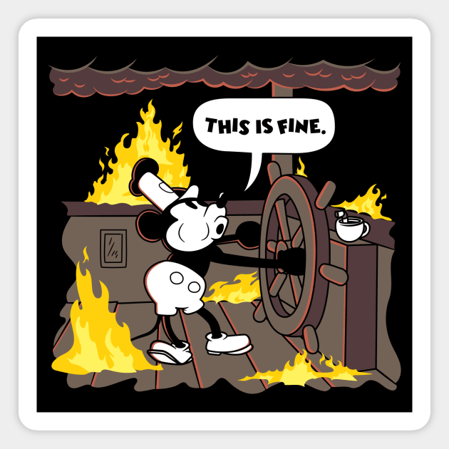 Everything is fine aboard the steamboat Magnet by rmtees